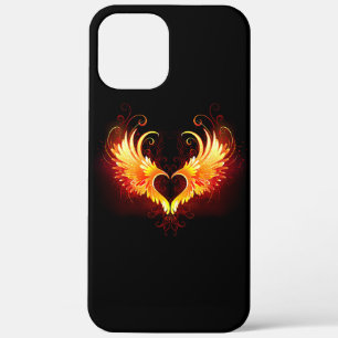 Angel Fire Heart with Wings iPhone 12 Pro Max Case