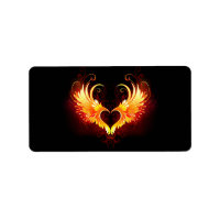 Angel Fire Heart with Wings