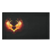 Angel Fire Heart with Wings