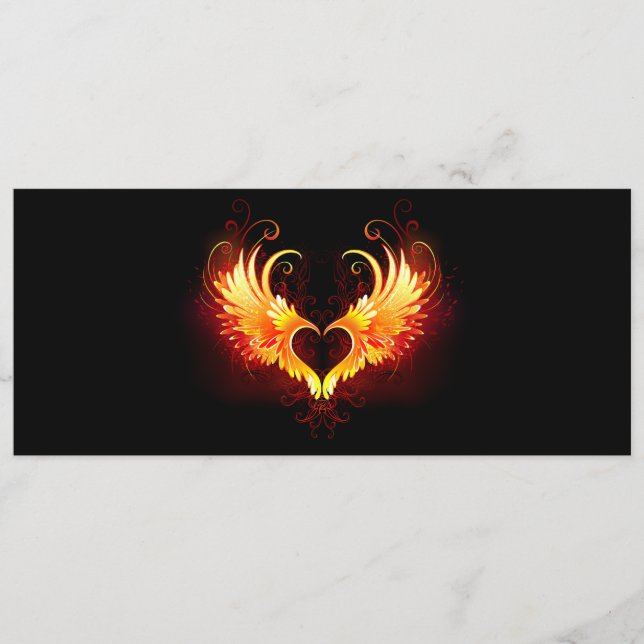 Angel Fire Heart with Wings Programme (Front)