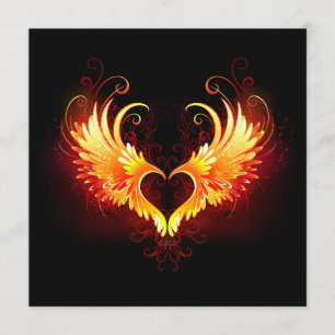 Angel Fire Heart with Wings Programme