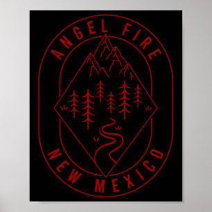 Angel Fire Mountains New Mexico Hiking Outdoors Mi Poster