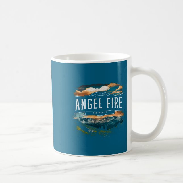 Angel Fire Mountains New Mexico Hiking Outdoors Vi Coffee Mug (Right)