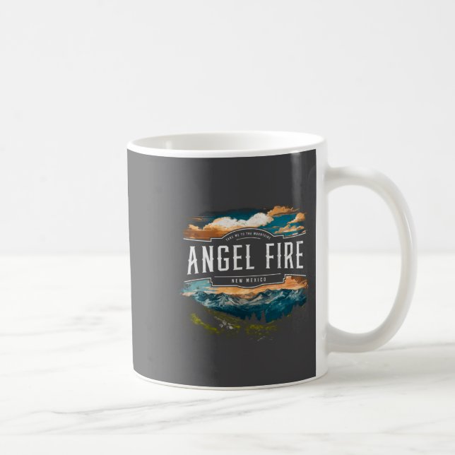 Angel Fire Mountains New Mexico Hiking Outdoors Vi Coffee Mug (Right)