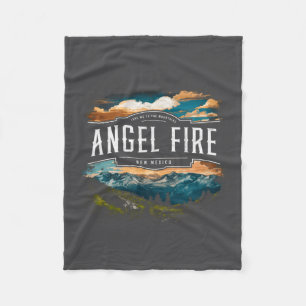 Angel Fire Mountains New Mexico Hiking Outdoors Vi Fleece Blanket