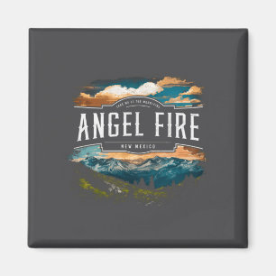 Angel Fire Mountains New Mexico Hiking Outdoors Vi Magnet