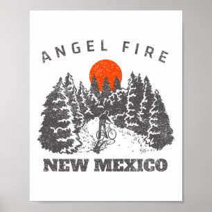 Angel Fire New Mexico Mountain Biking Hiking Trave Poster