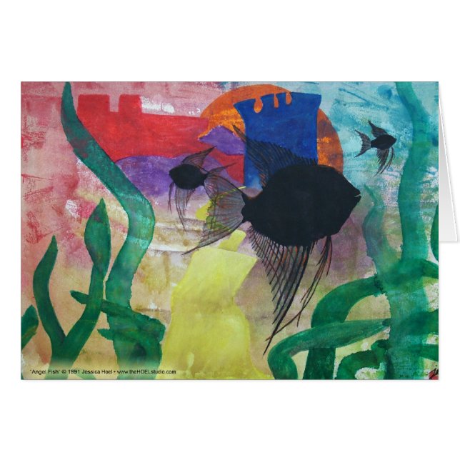 Angel Fish Card (Front Horizontal)
