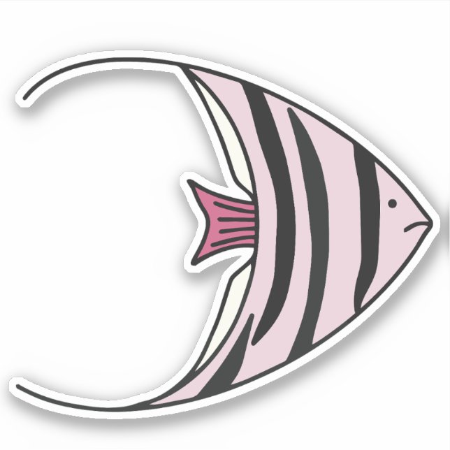 Angel Fish Sticker (Front)