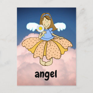 angel flash card