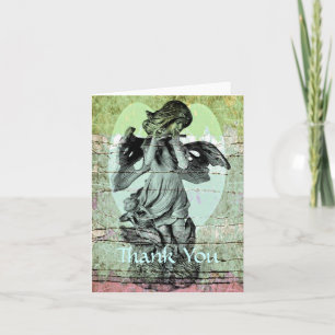 Angel Flute Thank You Card
