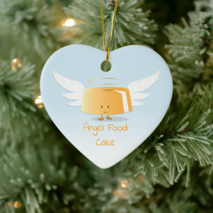 Angel Food Cake Ceramic Tree Decoration