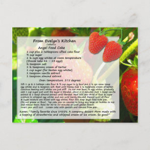 Angel Food Cake Postcard