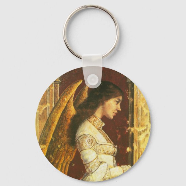 Angel Fresco Design Key Ring (Front)