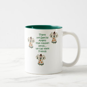 Angel Friends Two-Tone Coffee Mug