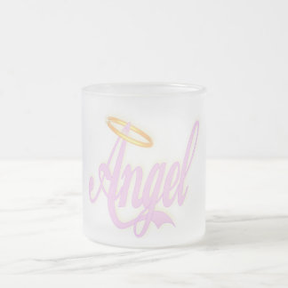 Angel - Frosted Glass Mug