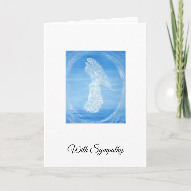 Angel Gabriel Sympathy Card (Front)