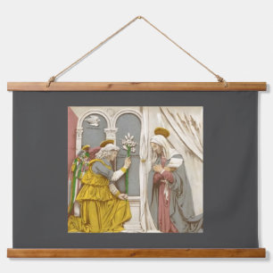Angel Gabriel The Annunciation To Mary Hanging Tapestry