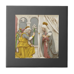 Angel Gabriel The Annunciation To Mary Tile