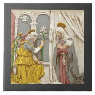 Angel Gabriel The Annunciation To Mary Tile