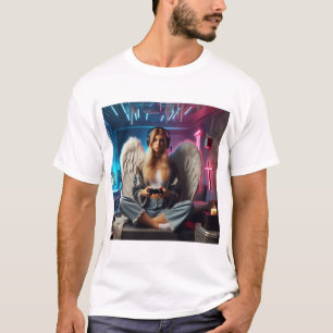 Angel Gamer Girl Christian Haiku T-Shirt