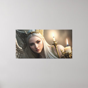 Angel Gazing  Canvas Print