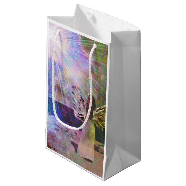 Angel Gazing Custom Gift Bag (Front Angled)