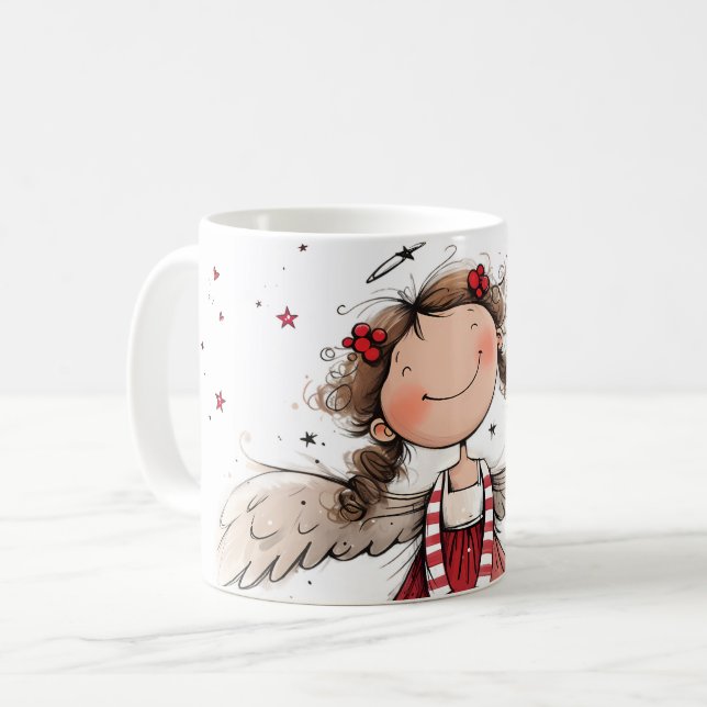 Angel Giggle  Coffee Mug (Front Left)