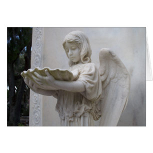 Angel Girl Historic Bonaventure Savannah GA Card