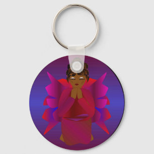 Angel Girl Key Ring