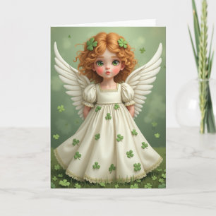 Angel Girl Luck Good Fortune Card