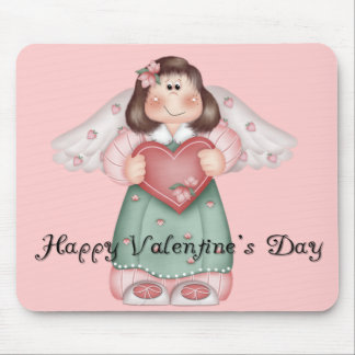 Angel Girl with a Heart - HVD Mousepad