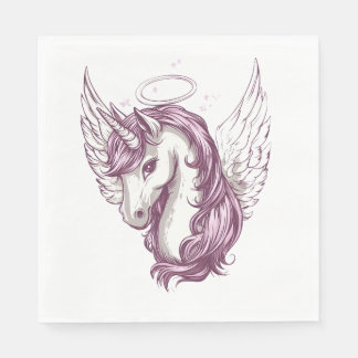 Angel Halo Unicorn (1) Napkin