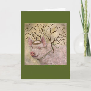Angel Hans Christmas card