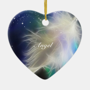 Angel Heart! Ceramic Tree Decoration