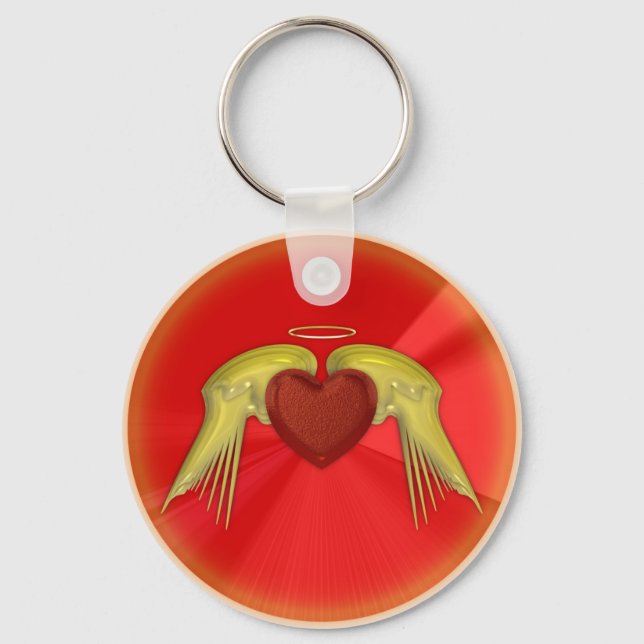 Angel Heart Key Ring (Front)