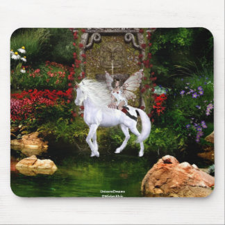 Angel Heart Unicorn White Beauty 7 Mouse Mat