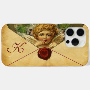 ANGEL HEART WAX SEAL PARCHMENT Monogram iPhone 15 Pro Max Case