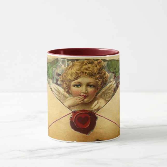 ANGEL HEART WAX SEAL PARCHMENT MUG (Center)