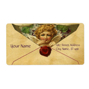ANGEL HEART WAX SEAL PARCHMENT Valentine's Day