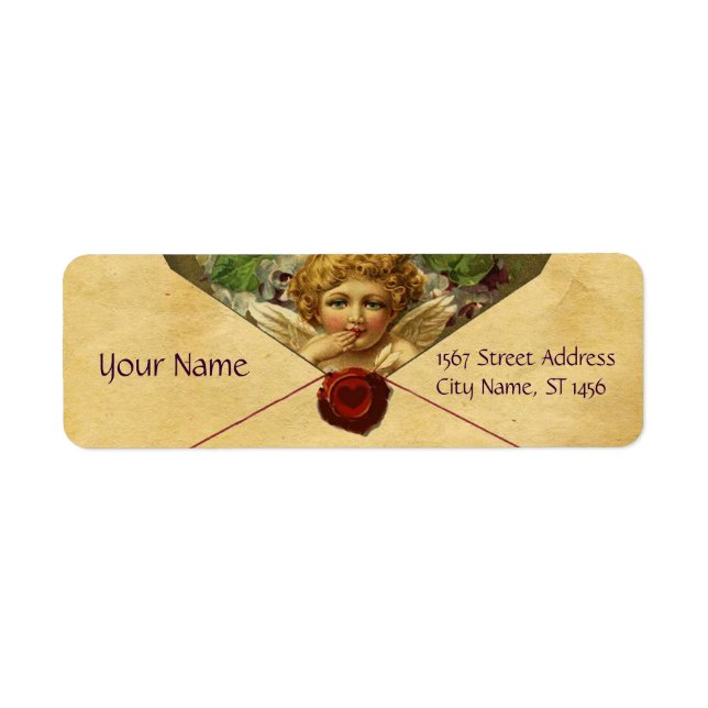 ANGEL HEART WAX SEAL PARCHMENT Valentine's Day (Front)