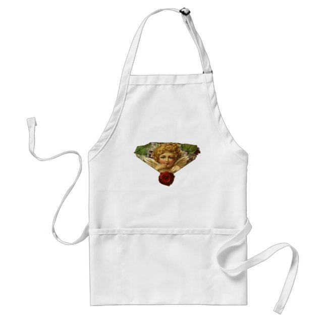 ANGEL HEART WAX SEAL STANDARD APRON (Front)
