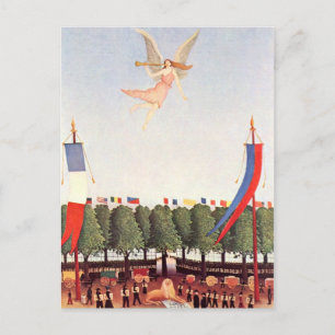 Angel, Henri Rousseau Fine Art Postcard