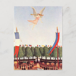Angel, Henri Rousseau Fine Art Postcard