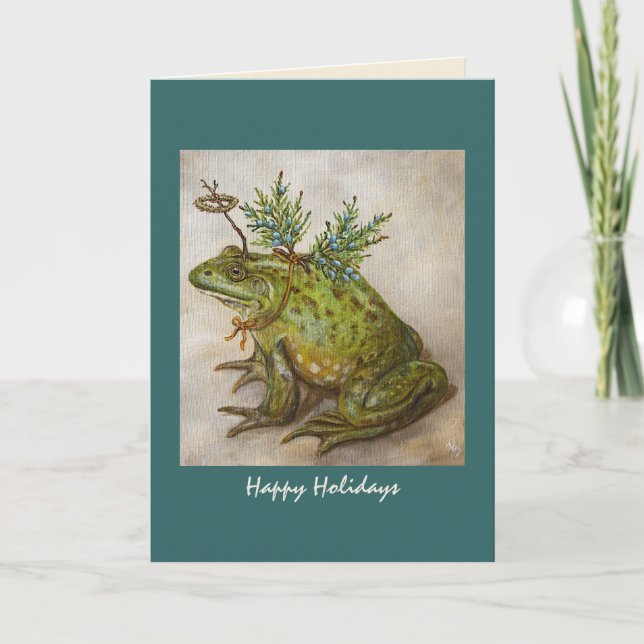 Angel Herb Christmas card (Front)
