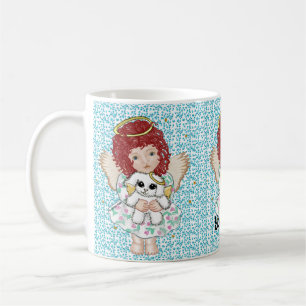Angel Holding Dog Coffee Mug