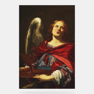 Angel Holding the Vessel and Towel Acrylic Sign