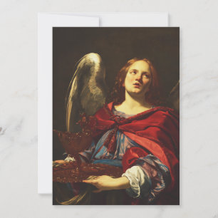 Angel Holding the Vessel and Towel  Invitation