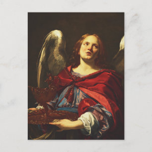Angel Holding the Vessel and Towel  Postcard