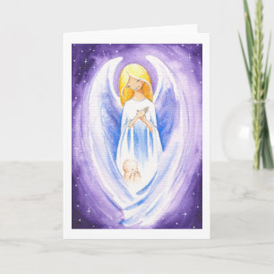 Angel Holiday Card